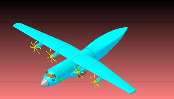 dwg c-130j aircraft solid assembly - C-130J (Rev) Aircraft Solid Assembly Model by RodgerSaintJohn